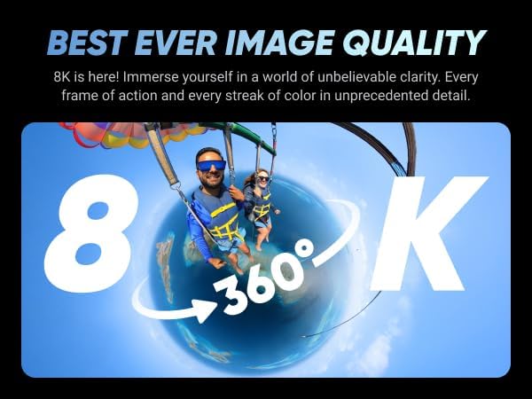 Insta360 X4-8K Waterproof 360 Optical Zoom Action Camera